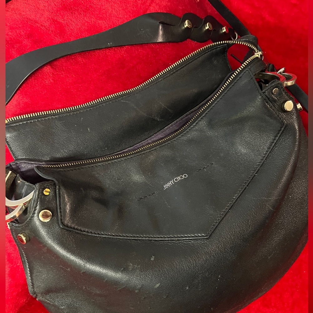 Jimmy Choo Black Leather Women/unisex Bag